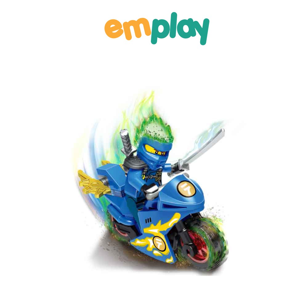 Đồ chơi xếp hình ninja Emplay, đồ chơi lego lắp ráp ninja, kích thích óc sáng tạo cho bé, chất liệu nhựa ABS an toàn