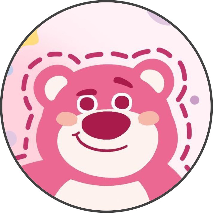 Giá đỡ điện thoại iring pop Gấu Hồng Dâu Tây dễ thương