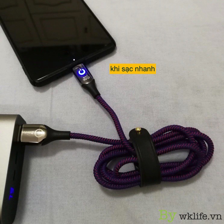 Cáp USB Type C Tự Ngắt Baseus Sạc Nhanh cho Android | Samsung | Huawei | OPPO | Xiaomi