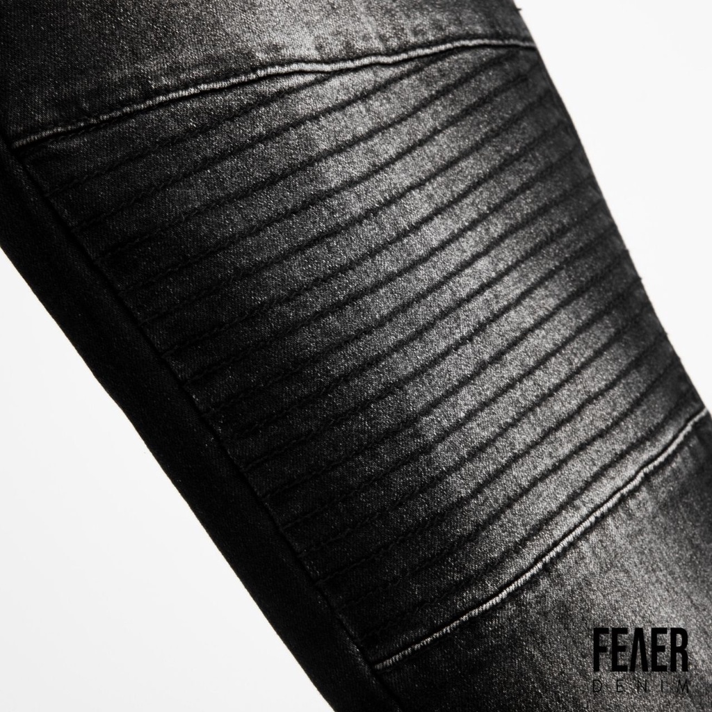 Quần jean nam FEAER DENIM chất thoáng khí co dãn vải bền bỉ SKINNY WASH LINE