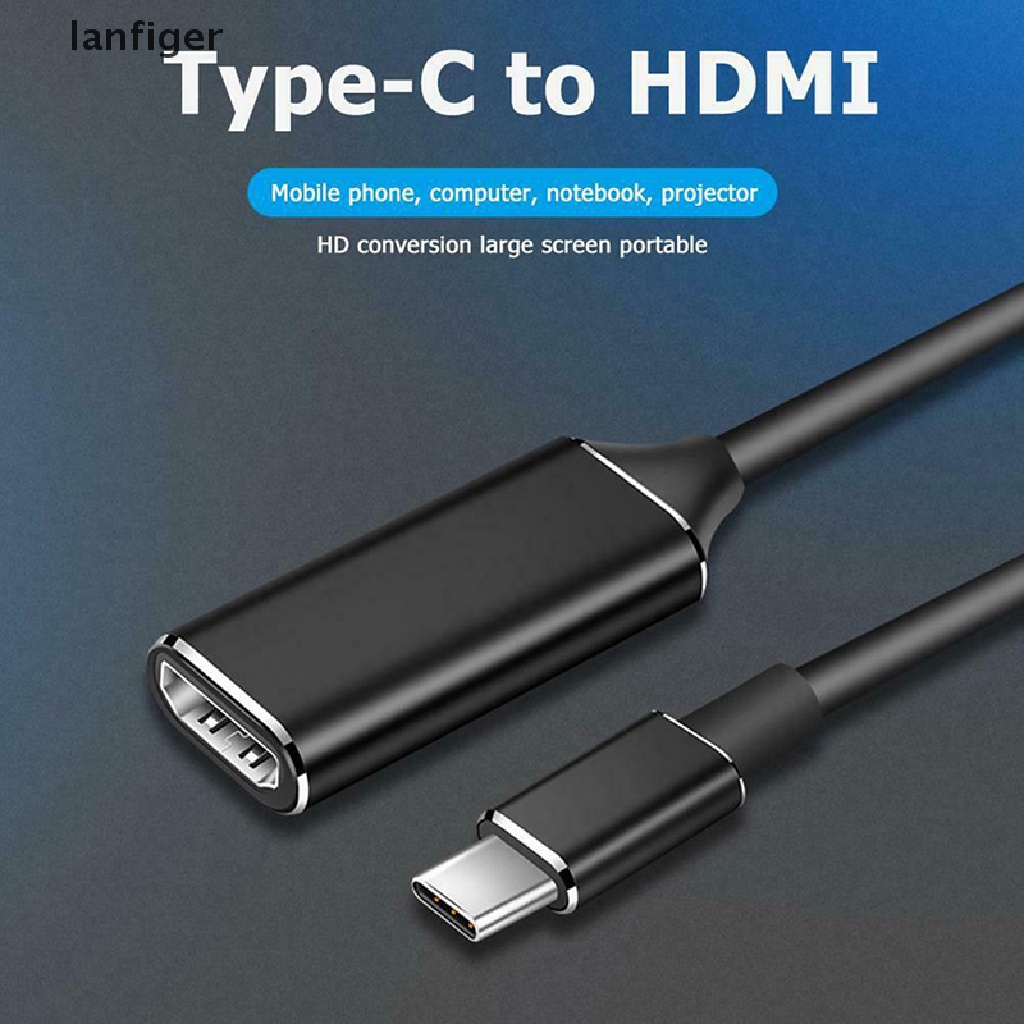 Đầu Chuyển Đổi Lan Type-C Sang HDMI HD TV USB 3.1 4K Cho PC Laptop Tablet Điện Thoại