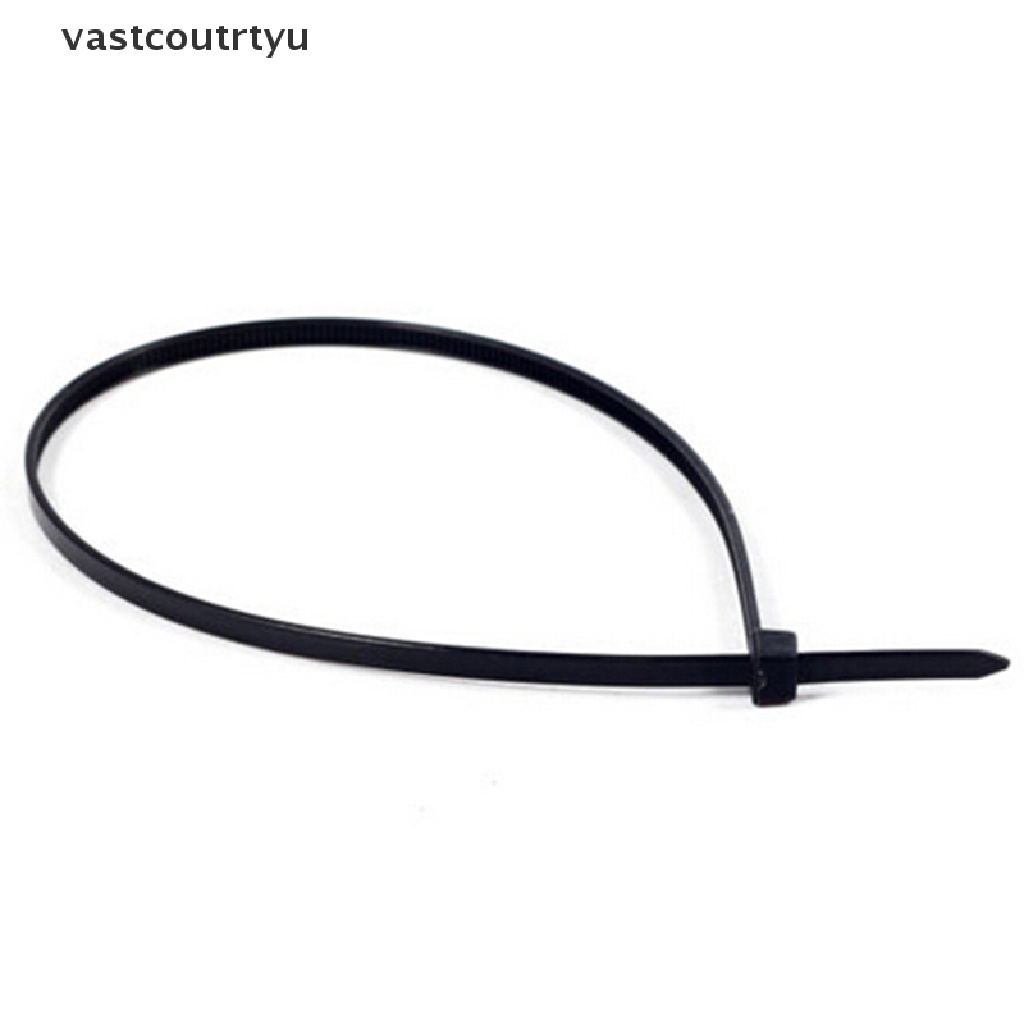 Set 100 dây rút 10cm màu đen tự khóa tiện dụng