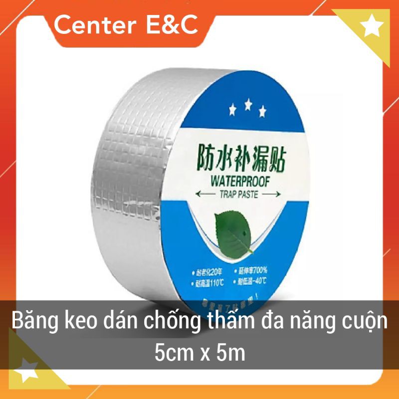 [Khổ 5cm] Băng Keo Siêu Dính Chống Dột Đa Năng , Băng Dính Chống Thấm Hà Nội - Shop CEC