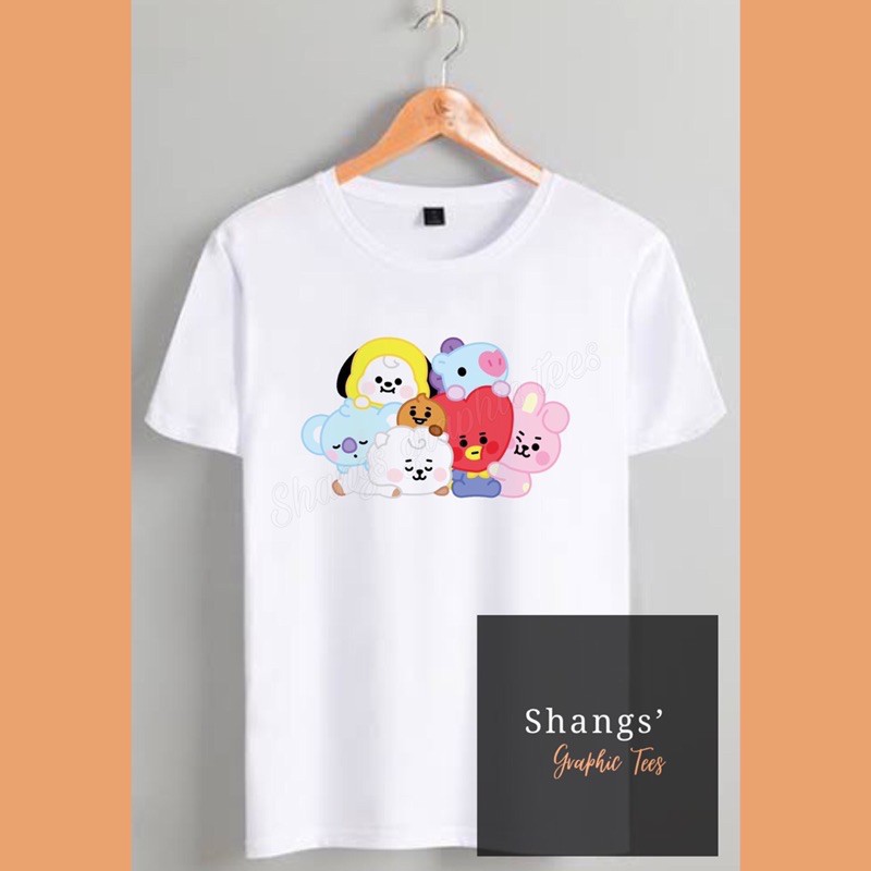 🔥HOT🔥Áo thun UNISEX KPOP BT21  đẹp siêu ngầu giá rẻ nhất