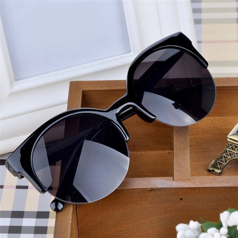 Kính Mát Gọng Mắt Mèo Phong Cách Retro Thời Trang Cho Nam Nữ