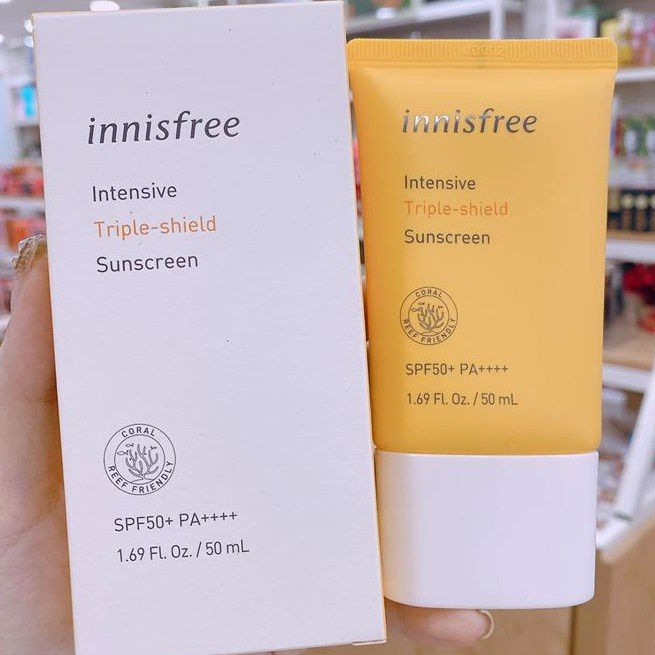 Kem Chống Nắng Innisfree Intensive Sunscreen SPF50+ PA++++ 50ml Mẫu Mới