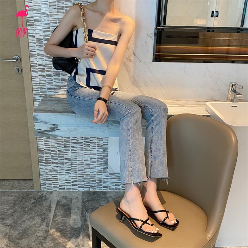 Dép Nữ Xỏ Ngón Họa Tiết Ngựa Vằn Thời Trang Hàn Quốc 2021 | BigBuy360 - bigbuy360.vn