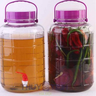 Bình ngâm rượu nắp tím 8 lít 10 lít