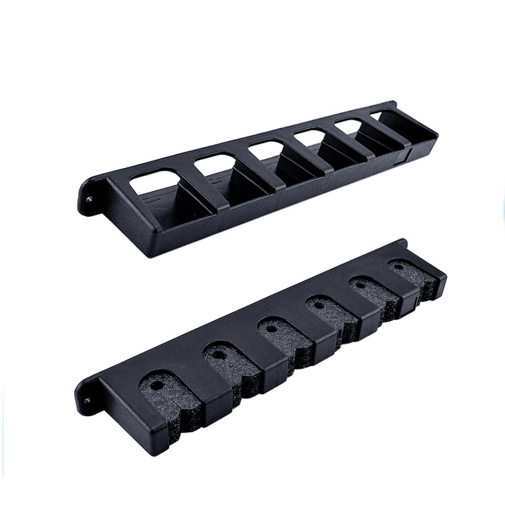 Giá Đỡ Cần Câu Cá 6 Kẹp Gắn Tường Bằng ABS Tiện Dụng