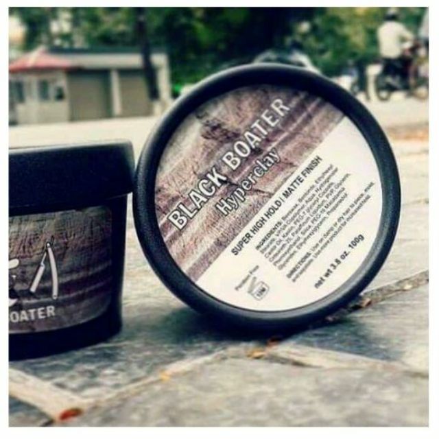 Sáp Vuốt Tóc BLACK BOATER HyperClay Super High Hold ver New 2018