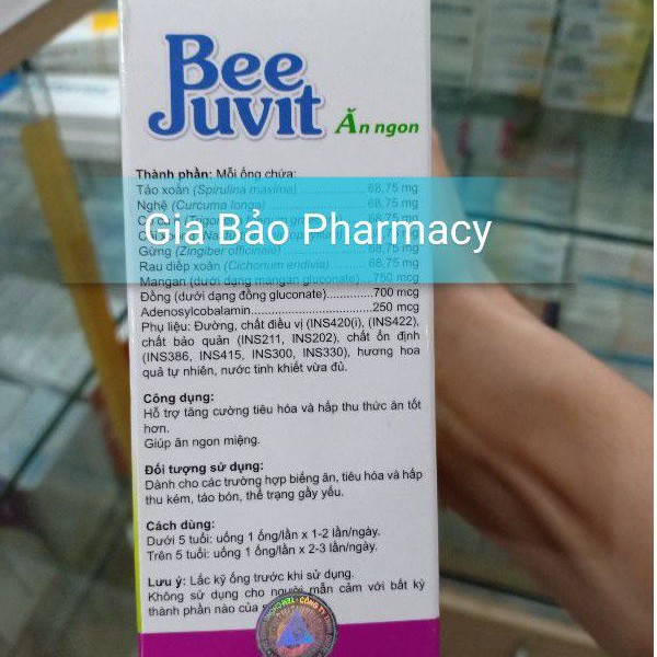 BEE JUVIT ăn ngon giúp bé ăn ngon miệng