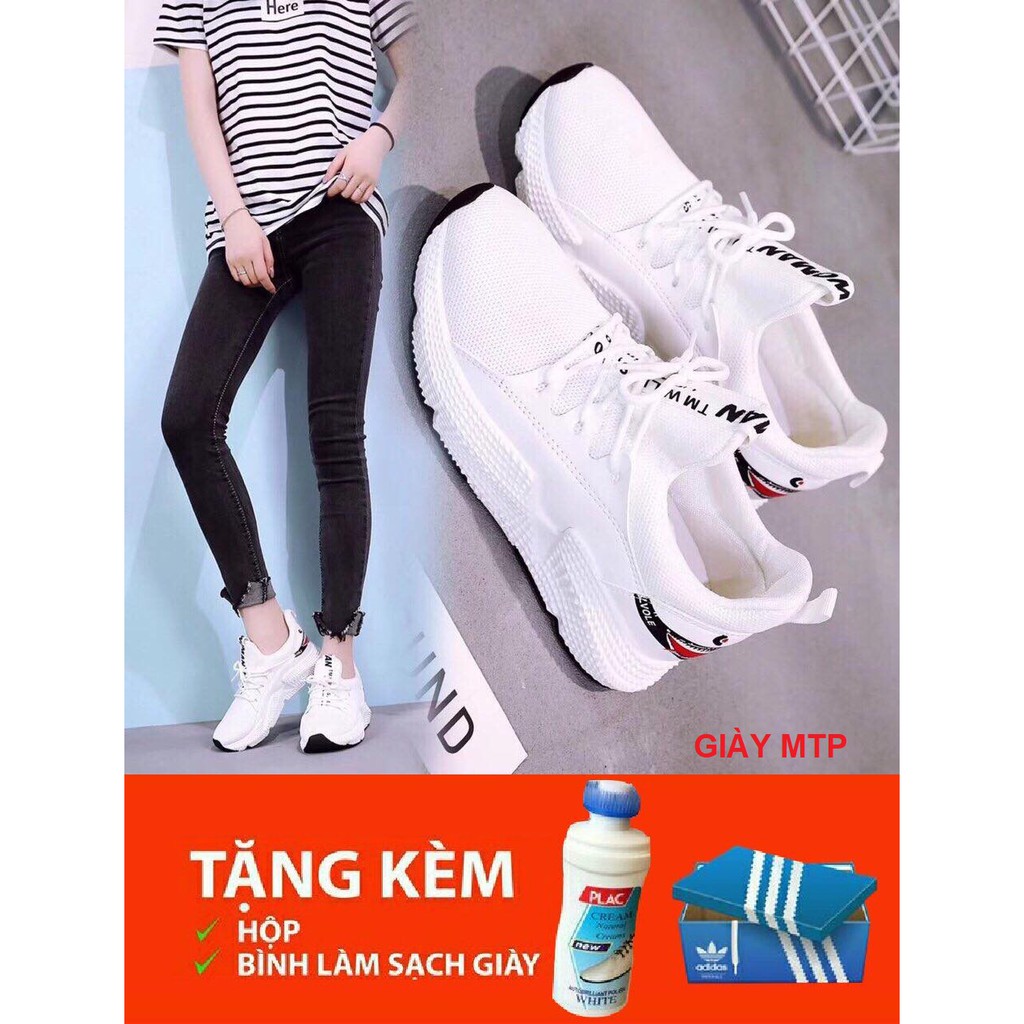 [FULLBOX - FREESHIP] GIÀY NỮ TRẮNG GÓT CÁ MẬP SIZE 35-->39