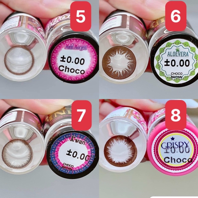 (FREE SHIP) Các mẫu lens Chocolate HOT size giãn ít