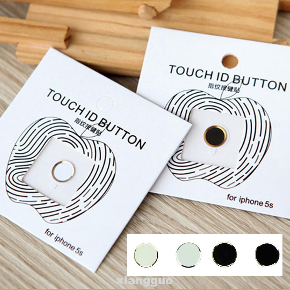 Button Sticker Fingerprint Unlock Accessories Home Key Easy Apply Mobile Phone For IPhone