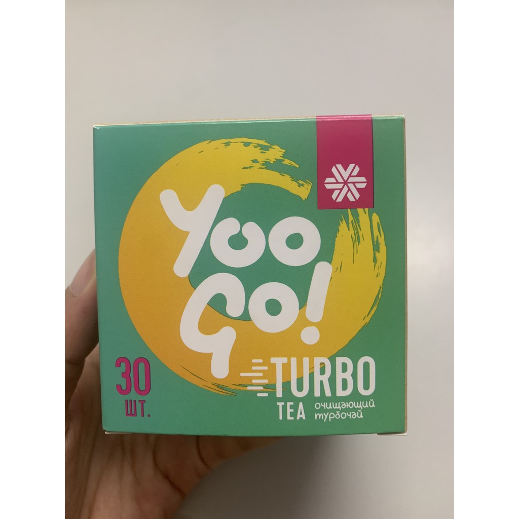 Thực phẩm bảo vệ sức khỏe Trà thảo mộc YOO GO Turbo tea (Thải độc, giảm cân) mẫu mới của trà T body