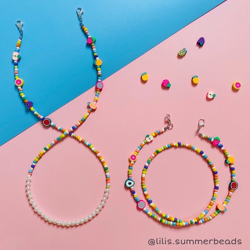 Dây đeo khẩu trang LILI SUMMER FRUITS MASK CHAIN - LILI'S SUMMER BEADS