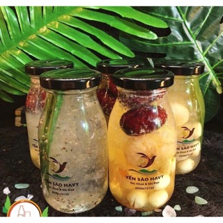Combo 50 chai thủy tinh chưng yến, đựng sữa, sinh tố nắp thiếc 200ml