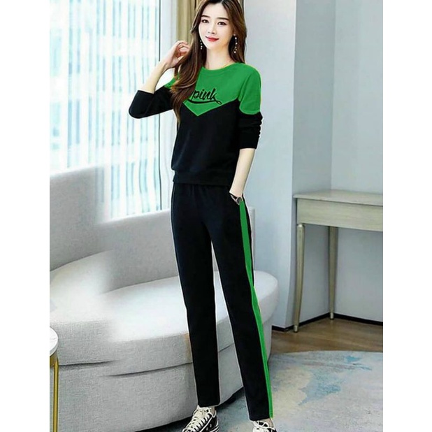 Bộ dài tay nữ cotton mặc nhà, bộ quần dài cotton