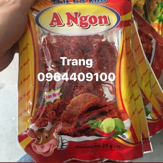 Bò khô 25 gr (10 gói )