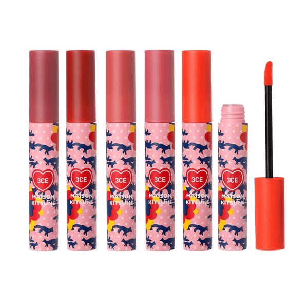 SALE DƯỚI GIÁ GỐC Son kem lì 3CE Maison Kitsune' Velvet Lip Tint