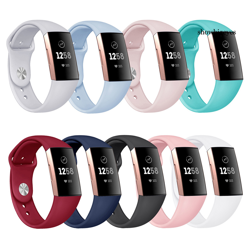 Dây Đồng Hồ Tpu Thay Thế Cho Fitbit Charge 3