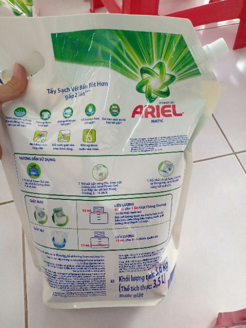 Nước giặt areil túi 3.6kg