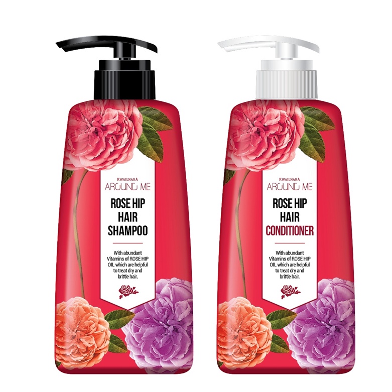 Dầu Xả Mềm Mượt Tóc Around Me Rose Hip Hair Conditioner Hương Hoa Hồng 500ML