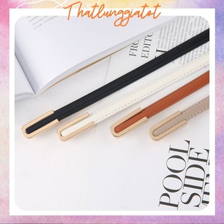 Đai thắt lưng váy bản nhỏ 1.3cm luồng trong (hỗ trợ bấm lỗ dây nịt) TL417 - Thắt Lưng Giá Tốt