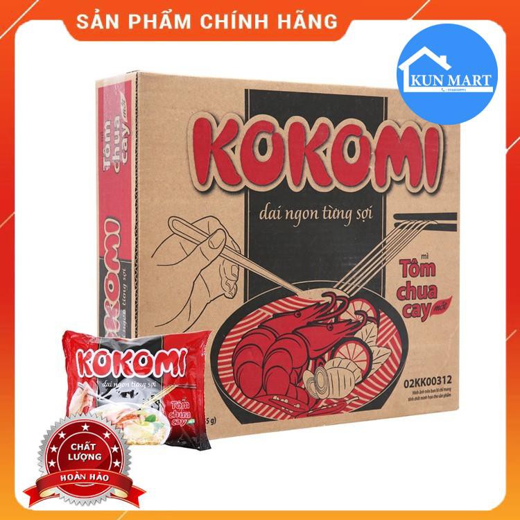 Mì Tôm Kokomi Tôm Chua Cay Dai Ngon Từng Sợi 65g 30 gói