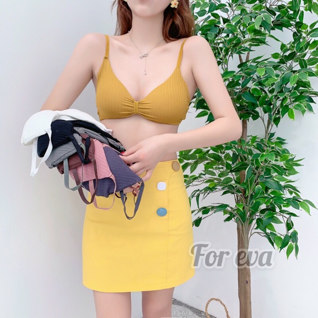 Hót ⚡️⚡️Áo bra cotton nơ mới siêu đẹp ms 308 | BigBuy360 - bigbuy360.vn