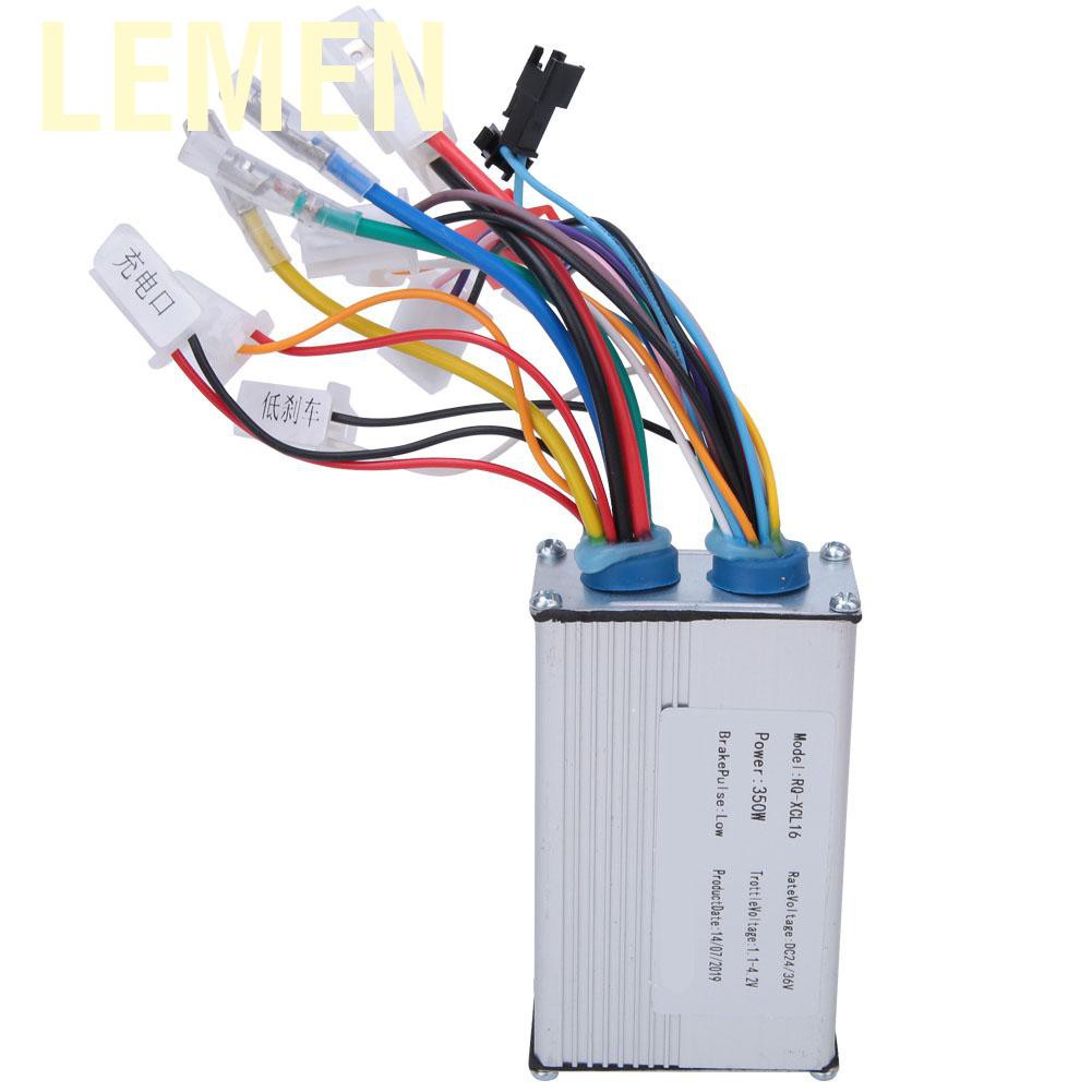 Lemen 24V 36V 350W E-Bike Scooter Brushless Hub Motor Controller Electric Bicycle Accessory