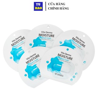 Combo 5 miếng mặt nạ cấp ẩm đa tầng BNBG Vita Derma Moisture Cream Mask 28ml/ gói