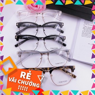 [Rẻ Vô Địch] Gọng Kính Cận Nửa Viền Hợp Kim Cao Cấp - Gọng Kính Thời Trang Hàn Quốc Dáng Tròn MS135 [Free Ship]