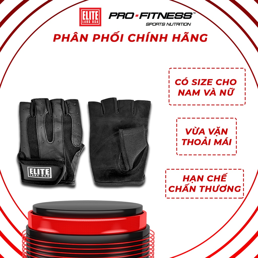 Găng Tay Tập Gym Cho Nam/ Nữ Elite Gloves Leather - Mens/ Ladies