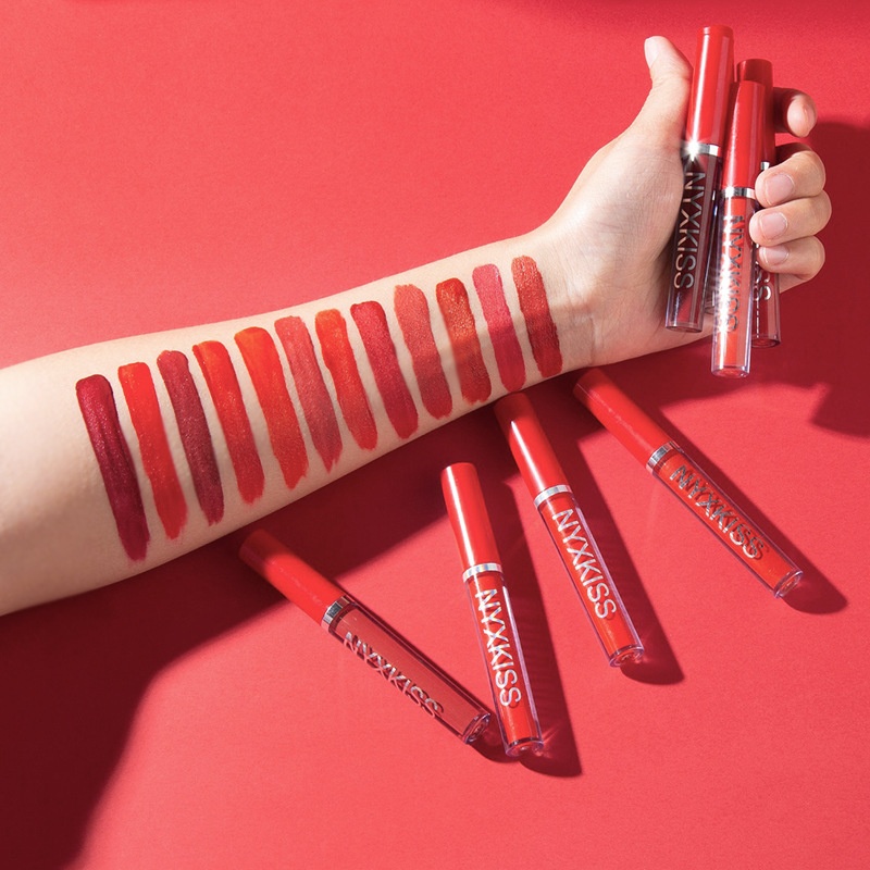 Bộ Son Kem Lì Mịn Mượt Như Nhung Chống Dính Cốc Thiết Kế Hoạt Hình Gấu Dễ Thương