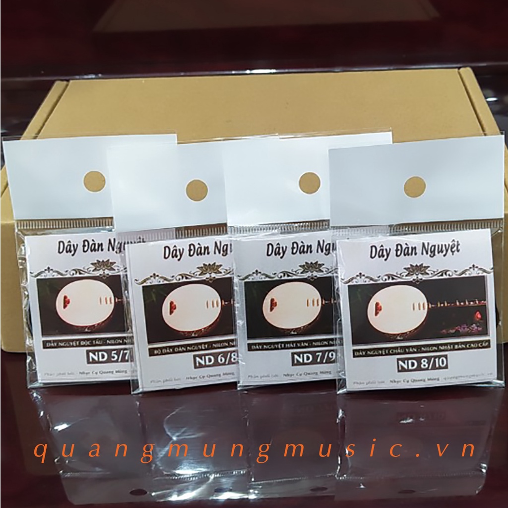 [Rẻ Nhất Shopee] Bộ Dây Đàn Nguyệt - Chầu Văn - Độc Tấu ( Kim - Thổ ) 5/7 - 6/8 - 7/9 - 8/10