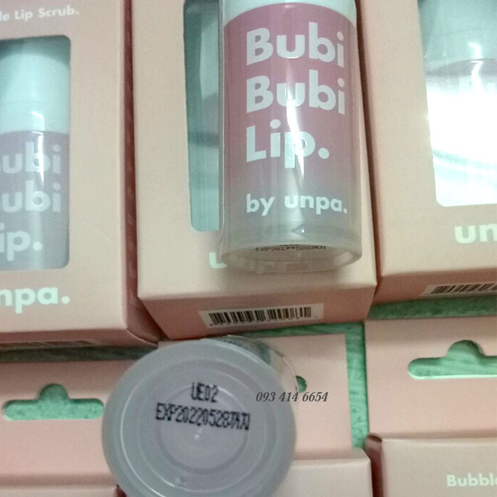 Tẩy Tế Bào Chết Môi Bubi Bubi Lip by Unpa - Hàn Quốc