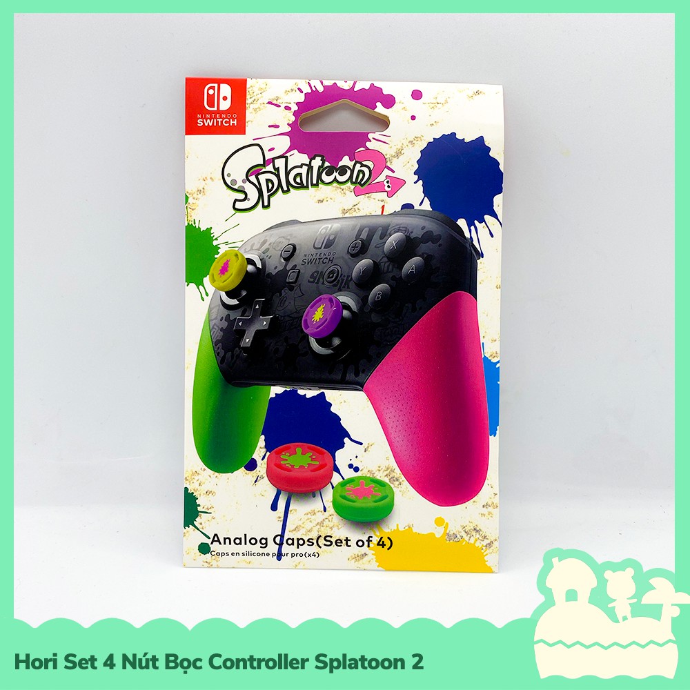 [Sẵn VN - NowShip] Phụ Kiện Set 4 Bọc Nút Cần Xoay Controller Nintendo Switch NS Splatoon 2