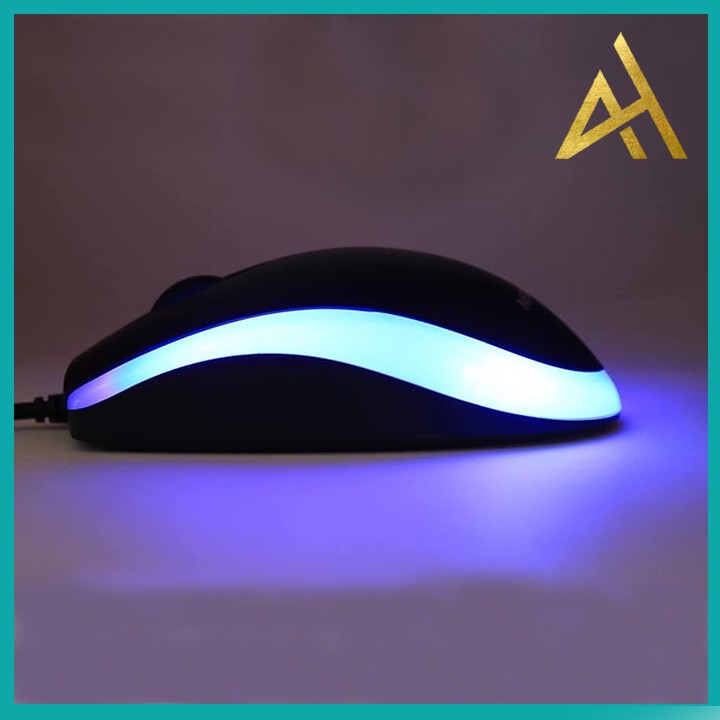 Chuột Máy Vi Tính Laptop Mouse Chơi Game NEWMEN N107 PLUS Đèn LED  - Chuột Gaming Có Dây Chuyên Game