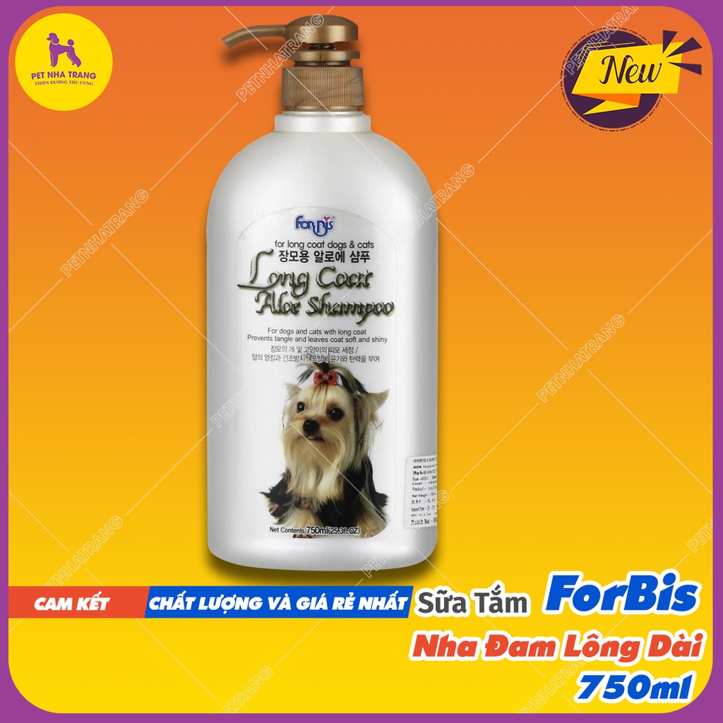 Sữa tắm nha đam lông dài Forcan 750ml GIÁ TỐT