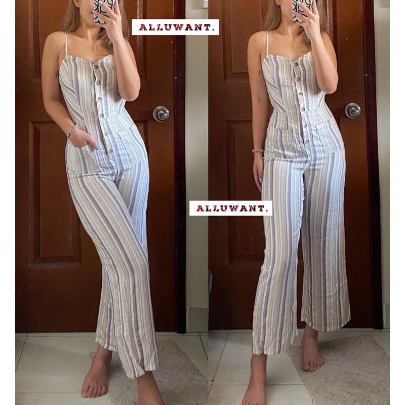 Jumpsuit sọc Mimi Chica XK