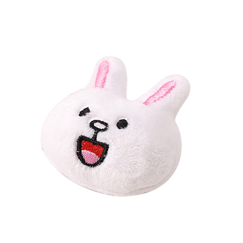 Ghim thú bông cài balo túi xách thời trang Hàn Quốc -GHIM  THỎ BUNNY 8CM