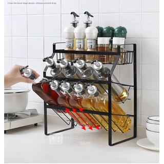 Kệ sắt đựng gia vị 3 tầng Yousiju - Kệ sắt 3 tầng