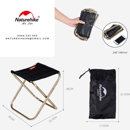 Ghế gap mini NatureHike NH17Z012-L