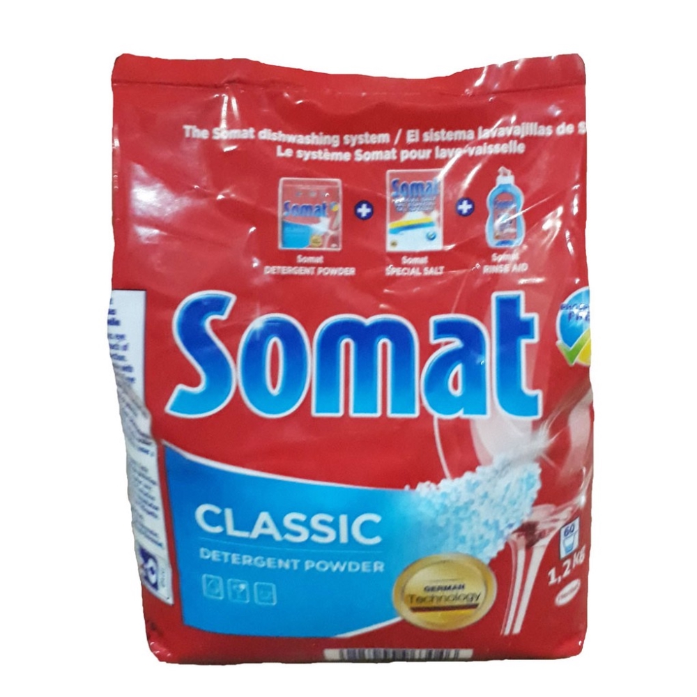 Bột Rửa Ly-Chén Somat Classic Detergent Power 1,2 Kg