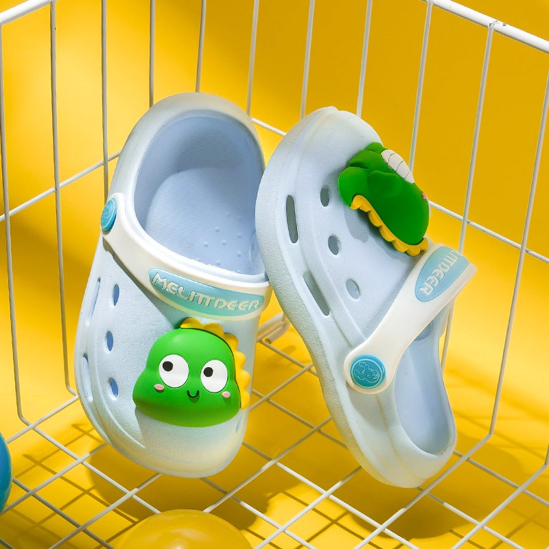 Dép Ba Lỗ Hoạt Hình Thỏ / Vịt Vàng / Khủng Long Nhỏ Phong Cách Mùa Hè Cho Bé Trai / Bé Gái