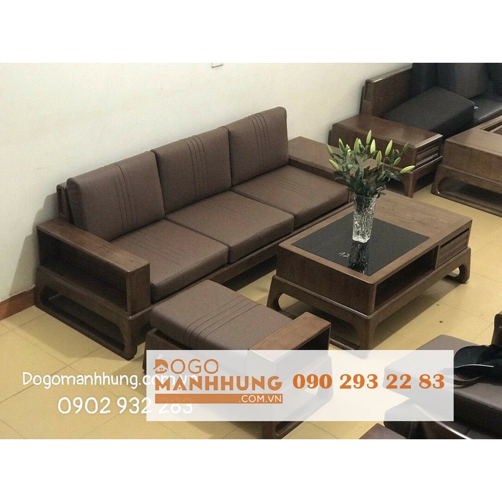 Bộ Bàn Ghế Sofa phòng khách Gỗ Sồi Ms 9.9