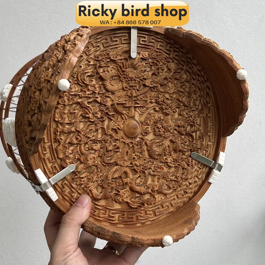 Lồng khuyên chạm rồng 3D độ xương siêu VIP