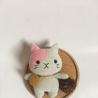 Mèo móc len 20cm