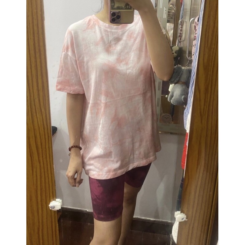 áo thun unisex loang màu xuất dư (từ 47kg đến 90kg)